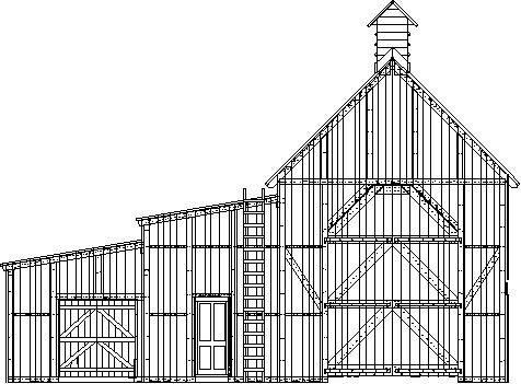 620 - Single-stall Engine House drawing