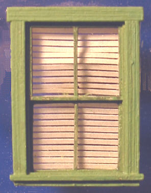 O-scale Venetian Blinds