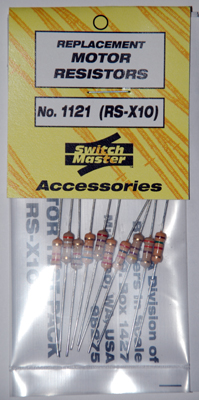 SwitchMaster switch machine resistors.