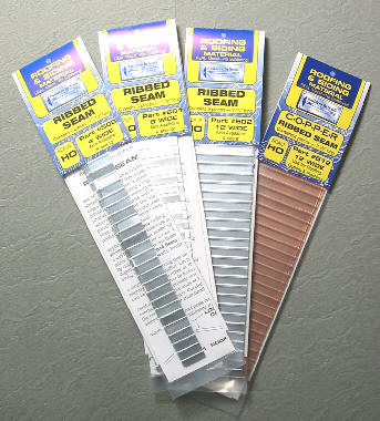 ribbed seam roofing material packaging